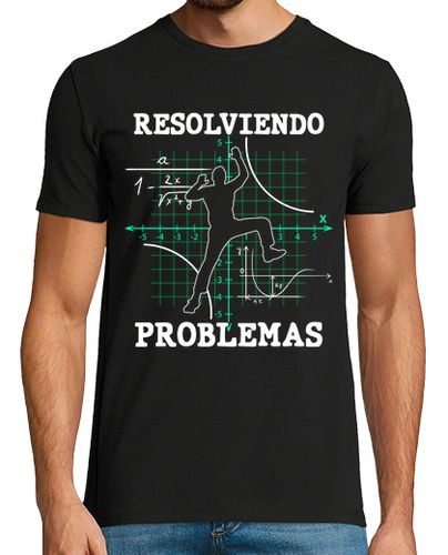 Camiseta Hombre Manga Corta Problemas Escalada Profesor Matemáticas Deporte Montaña Naturaleza laTostadora - latostadora.com - Modalova