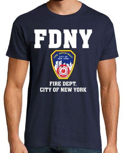 Camiseta Hombre Manga Corta Camiseta FDNY mod.01 laTostadora - latostadora.com - Modalova