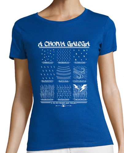 Camiseta mujer A Choiva Galega 2 - latostadora.com - Modalova