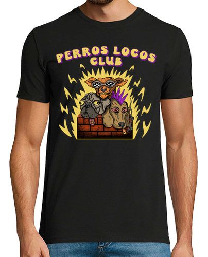 Camiseta Perros Locos Club - latostadora.com - Modalova