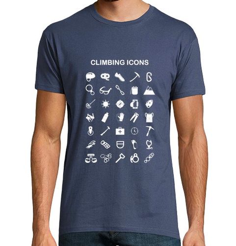 Camiseta Hombre Manga Corta Climbing icons laTostadora - latostadora.com - Modalova