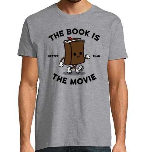Camiseta Hombre Manga Corta The book is better than the movie laTostadora - latostadora.com - Modalova