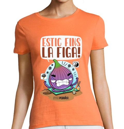 Camiseta Mujer Manga Corta Estic fins la figa laTostadora - latostadora.com - Modalova