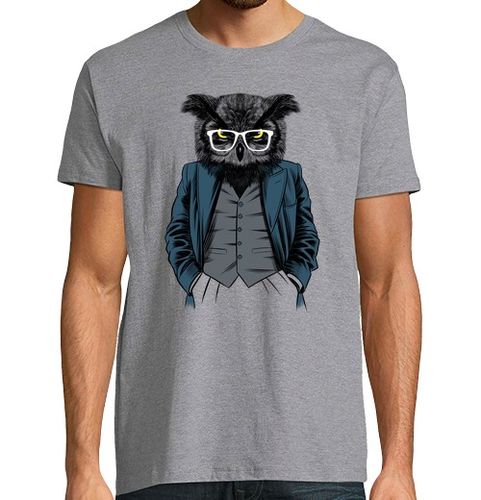 Camiseta Hombre Manga Corta Buho Profesor laTostadora - latostadora.com - Modalova