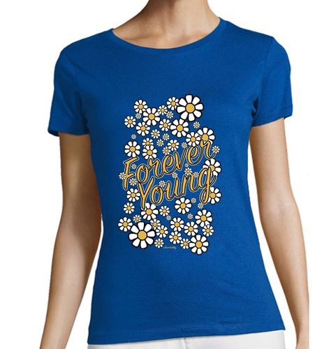 Camiseta Mujer Manga Corta Forever Young laTostadora - latostadora.com - Modalova