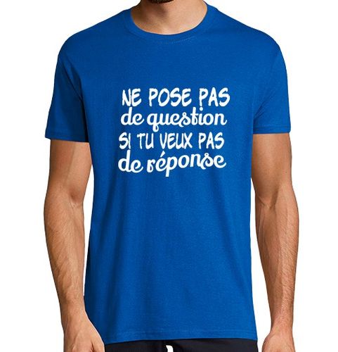 Camiseta Hombre Manga Corta no hagas una pregunta si no quieres una respuesta laTostadora - latostadora.com - Modalova