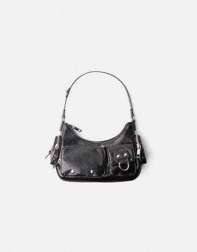 Bolso De Hombro Multipocket Mujer - Bershka - Modalova