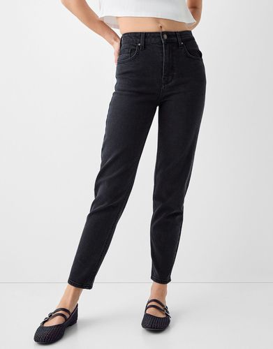 Jeans Mom Slim Fit Confort Mujer 34 - Bershka - Modalova