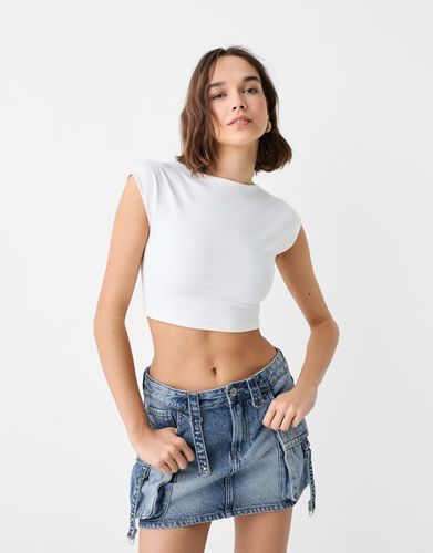 Falda Cargo Tiras Mujer 34 - Bershka - Modalova