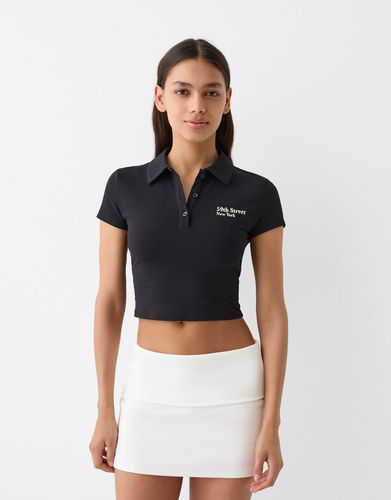 Falda Mini Cintura Vuelta Mujer Xl - Bershka - Modalova