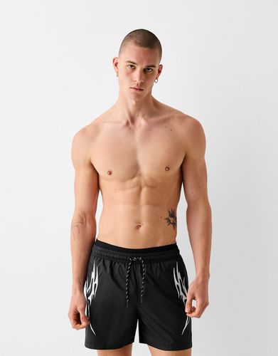 Bañador Sport Print Hombre L - Bershka - Modalova