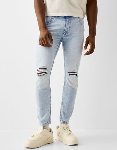 Jeans Skinny Rotos Hombre 34 - Bershka - Modalova