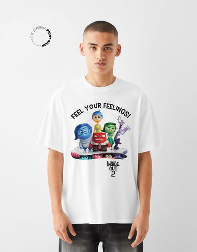 Camiseta Inside Out 2 Manga Corta Hombre M - Bershka - Modalova