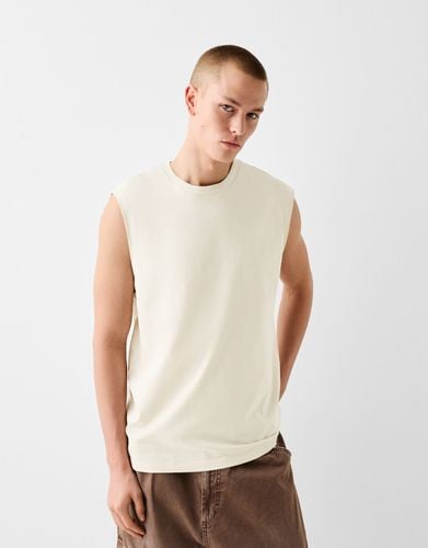 Camiseta Sin Mangas Worker Fit Hombre L - Bershka - Modalova