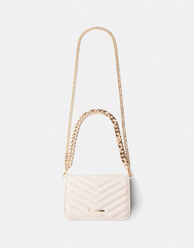 Bolso Bandolera Multiposición Acolchado Cadena Mujer - Bershka - Modalova