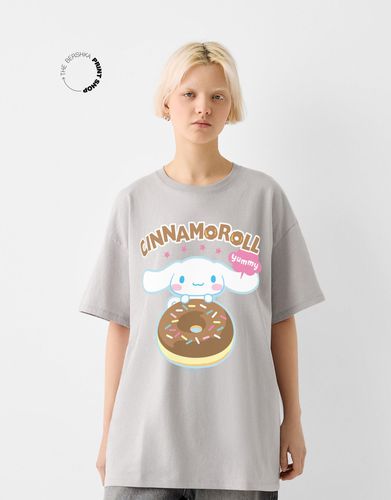 Camiseta Cinnamoroll Manga Corta Oversize Print Mujer 10-12 - Bershka - Modalova