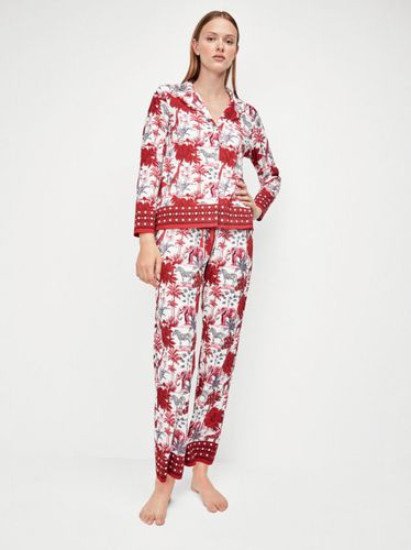 Pantalón largo estampado africano - Gisela - Pantalón largo pijama - Modalova