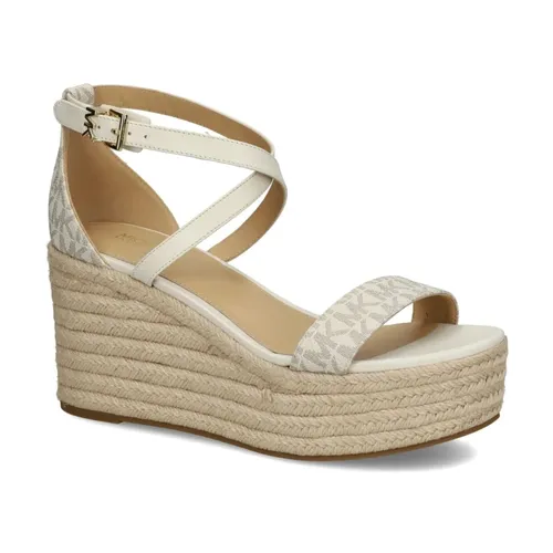Beige Wedge Espadrilles - Michael Kors - Modalova