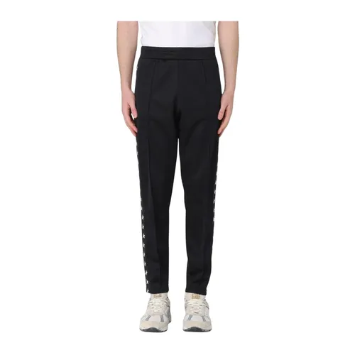 Black Track Pants Stylish Design - Golden Goose - Modalova