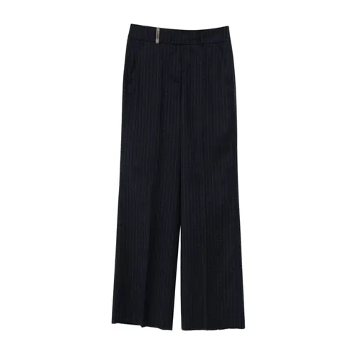 Trousers > Wide Trousers - - Peserico - Modalova
