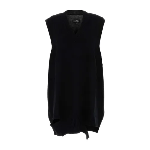 V-Neck Sleeveless Mini Dress - MM6 Maison Margiela - Modalova