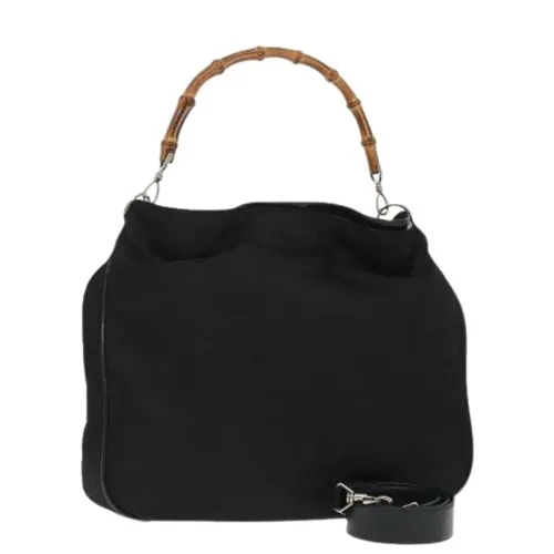 Pre-owned Nylon Handbag - Gucci Vintage - Modalova