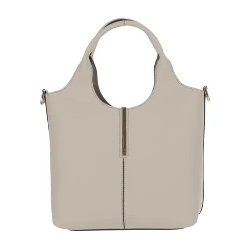 Calfskin Leather Bag with Logo Detail - Tod's - Modalova