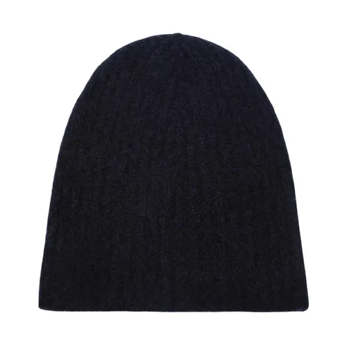 Blauer Strickmütze Hut - Roberto Collina - Modalova