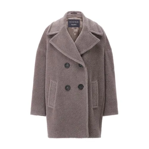 Coats > Double-Breasted Coats - - Cinzia Rocca - Modalova