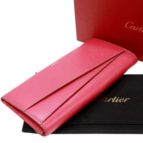 Pre-owned Leather wallets - Cartier Vintage - Modalova