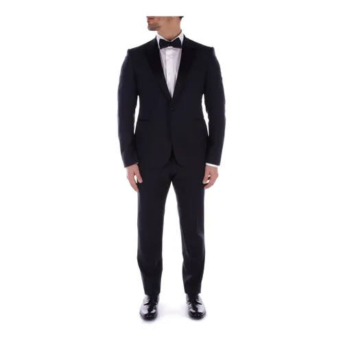 Suits > Suit Sets > Single Breasted Suits - - Emporio Armani - Modalova