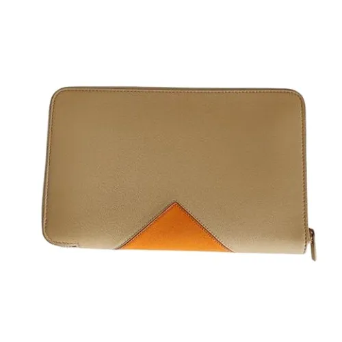 Pre-owned Organizer Wallet Leather Wallet - Celine Vintage - Modalova