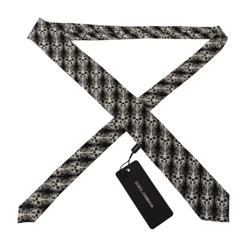 Floral Print Silk Tie - Dolce & Gabbana - Modalova