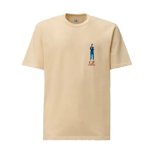 Graphic Print Cotton T-shirt - C.p. Company - Modalova