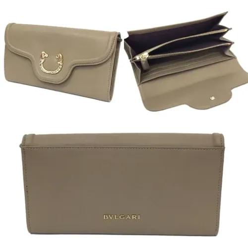 Pre-owned Leather wallets - Bvlgari Vintage - Modalova
