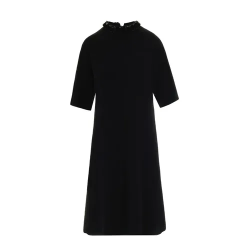 Schwarzes Besticktes Kleid - Liu Jo - Modalova