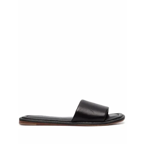 Shoes > Flip Flops & Sliders > Sliders - - Brunello Cucinelli - Modalova