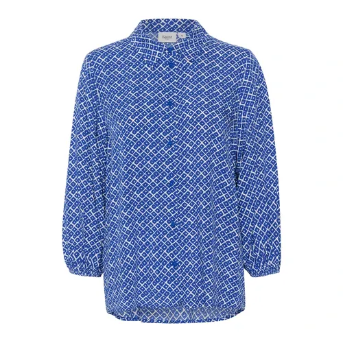 Camicia Blu con Maniche ¾ - Saint Tropez - Modalova