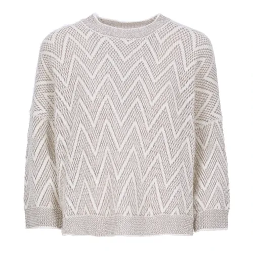 Knitwear > Round-neck Knitwear - - Peserico - Modalova