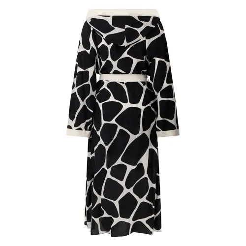 Silk Contrast Robe - Valentino Garavani - Modalova