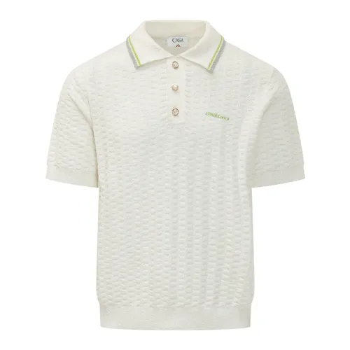 Short-Sleeve Polo Shirt - Casablanca - Modalova