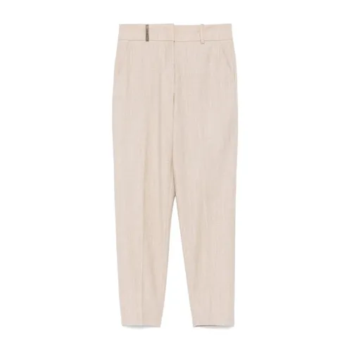Trousers > Cropped Trousers - - Peserico - Modalova
