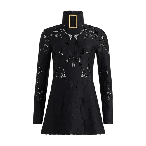Black Lace A-Line Mini Dress - Patou - Modalova