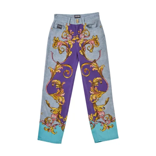 Jeans > Cropped Jeans - - Versace Jeans Couture - Modalova