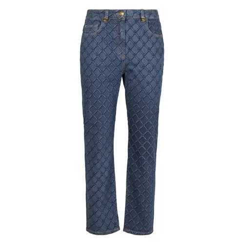 Jeans > Straight Jeans - - Elisabetta Franchi - Modalova