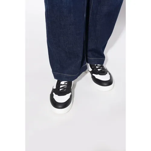 Leather sneakers - Moschino - Modalova