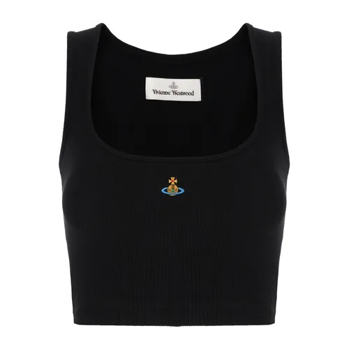 Orb Rib Crop Top - Vivienne Westwood - Modalova