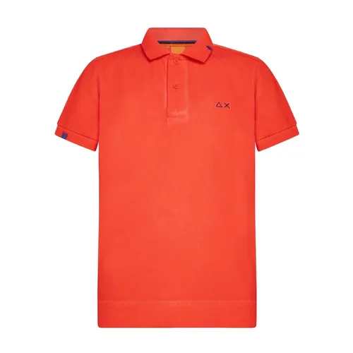 Sun68 - Tops > Polo Shirts - Red - Sun68 - Modalova