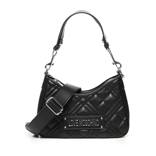 Black Shoulder Bag with Logo - Love Moschino - Modalova