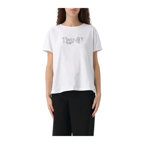 Twinset - Tops > T-Shirts - White - Twinset - Modalova